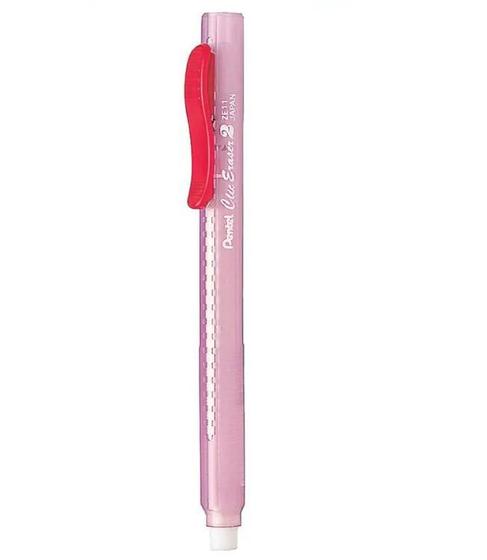 Imagem de Caneta Borracha Clic Eraser Transparente Pentel ZE11T