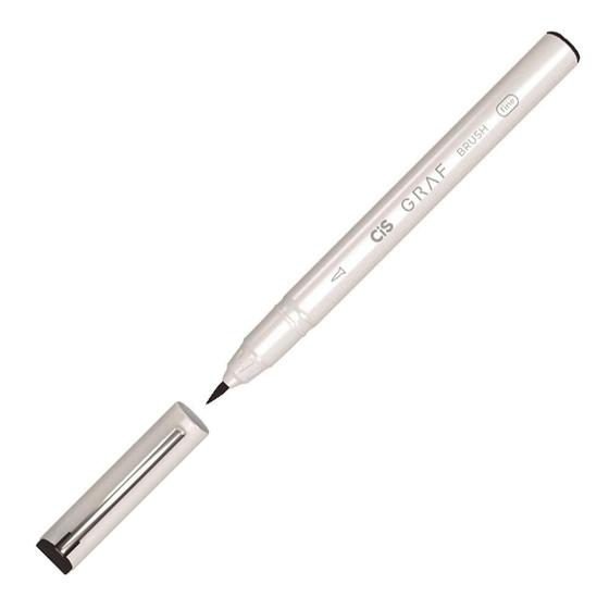 Imagem de Caneta Cis Graf Brush Fine Preta - Cis