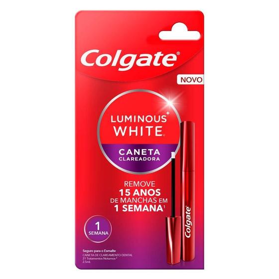 Caneta Clareadora Dental Colgate Luminous White Gloss 2.5ml