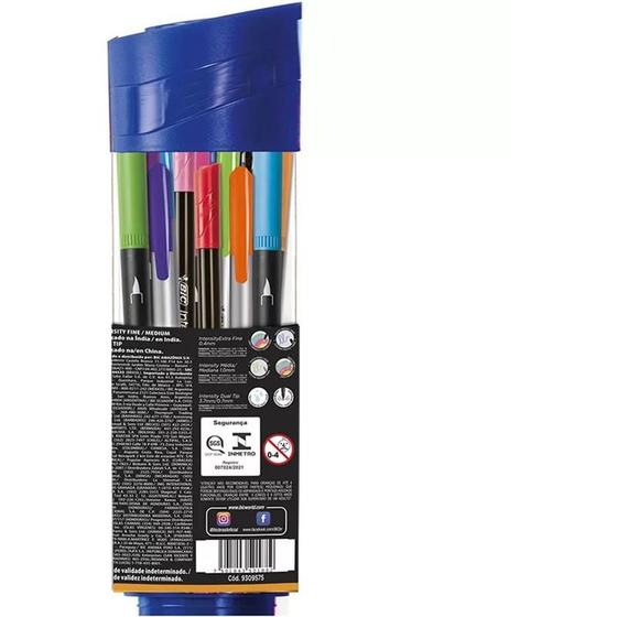 Imagem de Caneta com ponta porosa intensity c/15 sort. bic