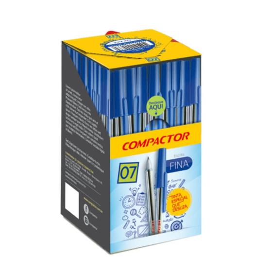 Imagem de Caneta Compactor 0.7 azul c/50 ref 2103001