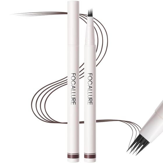 Imagem de Caneta de Sobrancelha Líquida FOCALLURE FLUFFMAX TINTED - Marrom Escuro