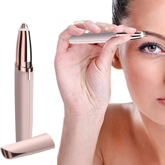 Imagem de Caneta Depilador Sobrancelha USB Flawless Brows  Aparador de pelos preciso e indolor para sobrancelhas perfeitas