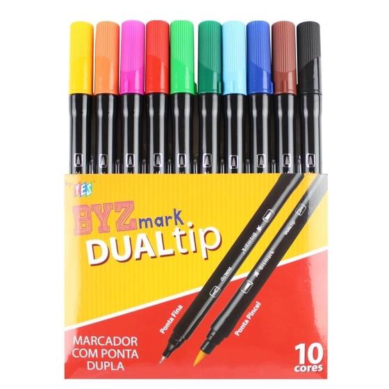 Imagem de Caneta Dua Tip C/10 Byzmark - Yes