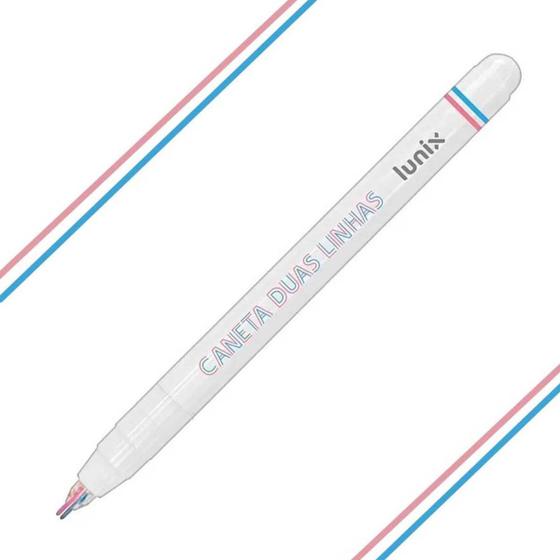 Imagem de Caneta Duas Linhas Lunix Tilibra