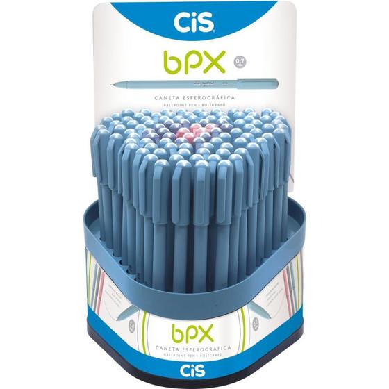 Imagem de Caneta Esferográfica CIS BPX 0.7MM Cores Sortidas Display com 100