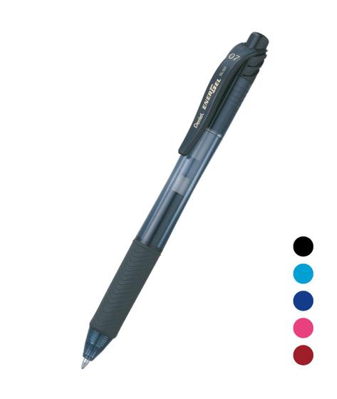 Imagem de Caneta Esferográfica Energel - X  BL107 0.7 Grip Emborrachado Clic Retrátil Pentel Várias Cores