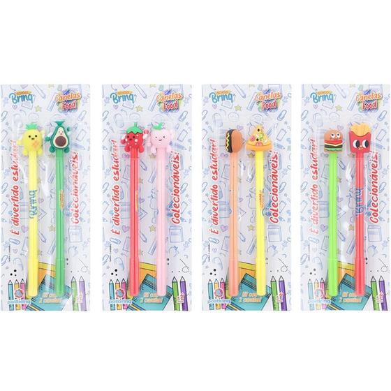 Imagem de Caneta Esferográfica Food Blister com 2 (display com 12)