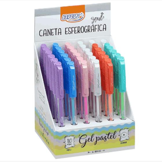 Imagem de Caneta esferográfica gel 1.0mm   pastel    brw   ca0040