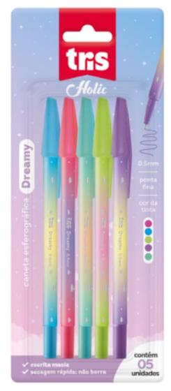 Imagem de Caneta Esferográfica Holic Dreamy Com 5 Tris