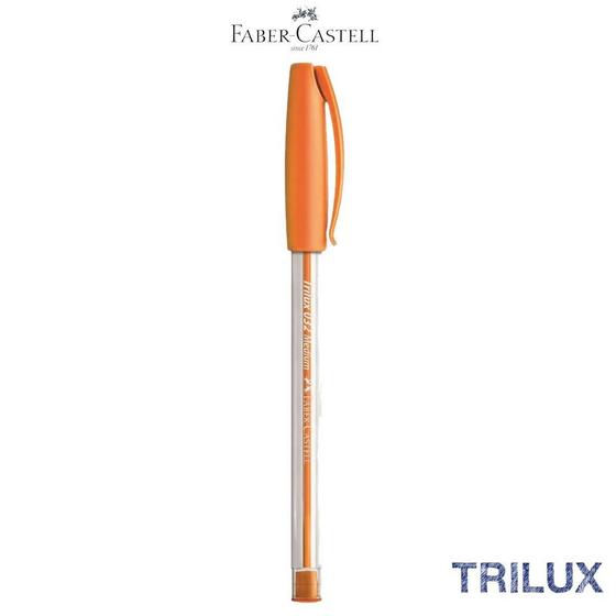 Imagem de Caneta Esferográfica Trilux Colors 1.0mm Laranja - Faber-Castell
