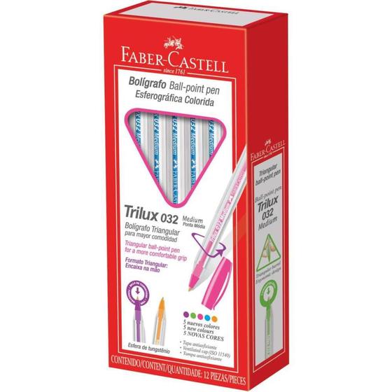 Imagem de Caneta Esferografica Trilux Colors 1.0MM Roxo