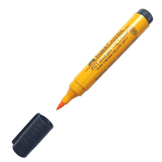 Imagem de Caneta Faber-Castell Pitt Big Brush Amarelo Cromo Escuro 109