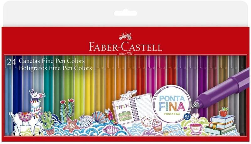 Imagem de Caneta Fine Pen 24 Cores Faber Castell
