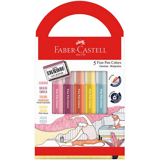 Imagem de Caneta Fine Pen Faber Castell Ponta Fina Contorno Cheirinho