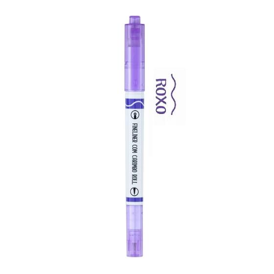 Imagem de Caneta Fineliner com Carimbo Roller BRW 0.4mm