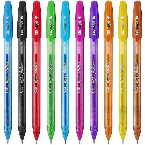 Imagem de Caneta Gel Triangular Trigel-Cores-Cis
