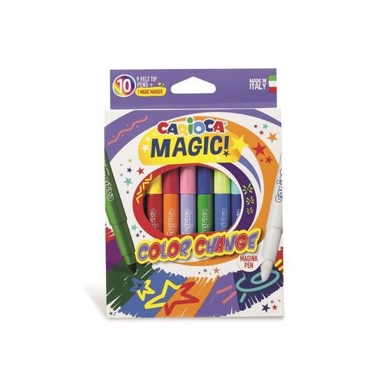 Imagem de Caneta Hidrográfica Magic Marker 10 Cores Carioca