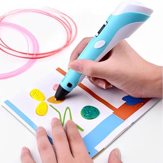 Imagem de Caneta Impressora 3D Pen Educativa E Mágica Profissional