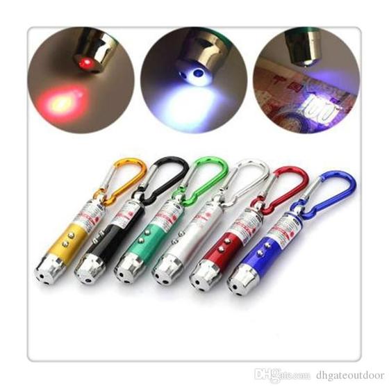 Imagem de Caneta Laser Pointer Varias Cores 3 Em 1 Testa Nota Lanterna Gatos Crianças 1 Unidade