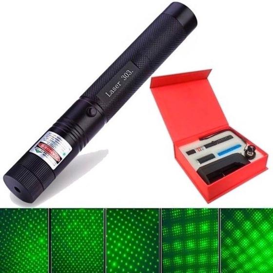 Imagem de Caneta Laser Pointer Verde Ultra Forte Alcance 50km - Ax