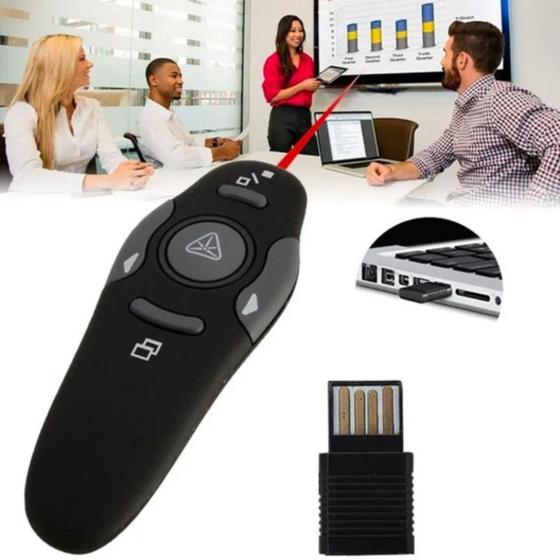 Caneta Laser Slide PowerPoint Profissional - Black Watch Imagem de Caneta Laser Slide PowerPoint Profissional