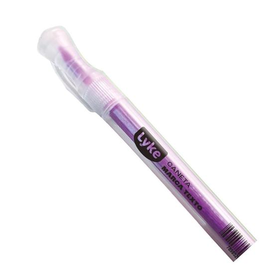 Imagem de Caneta Marca Texto 4Mm Office Roxo Neon 01Und Lyke