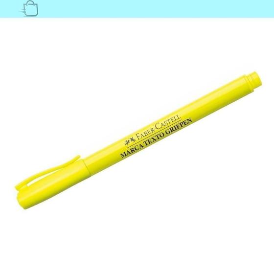 Imagem de Caneta Marca Texto Amarelo De Impacto Faber Castell Grifpen