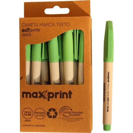 Imagem de Caneta Marca Texto Ecowrite  Verde