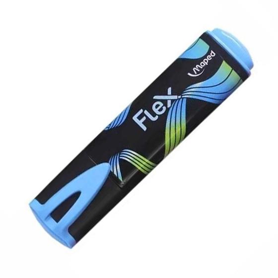 Imagem de Caneta Marca Texto Flex Azul Maped