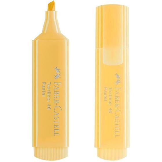 Imagem de Caneta Marca Texto Highlighter 46 Amarelo Pastel - Caixa com 10 Unidades