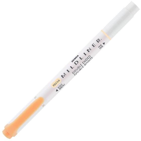 Imagem de Caneta Marca Texto Mildliner Laranja Zebra