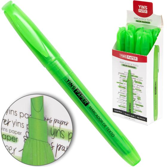 Imagem de Caneta marca texto neon marker  yins paper com 1 pecas