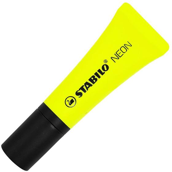 Caneta Marca Texto Stabilo Neon 24 Amarelo Menor preço em Caneta Marca Texto Stabilo Neon 24 Amarelo