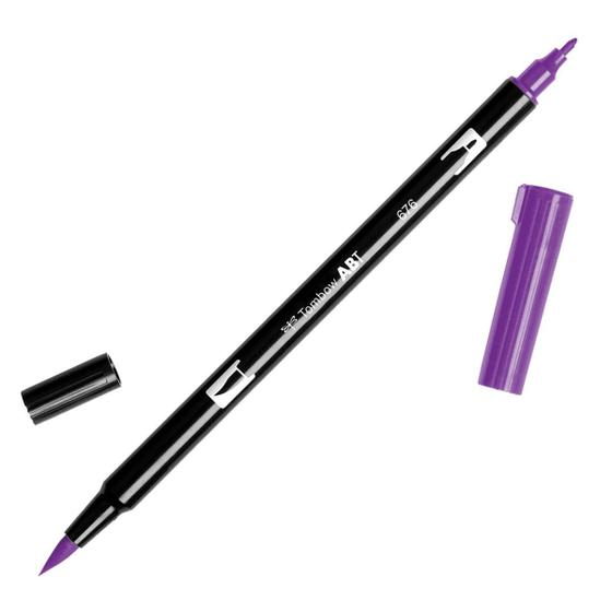 Imagem de Caneta Marcador Artistico Dual Brush Tombow 676 Royal Purple