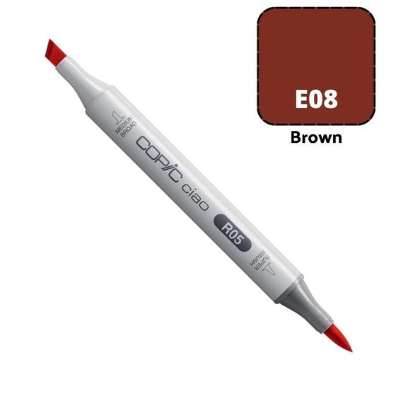 Imagem de Caneta Marcador Copic Ciao Ponta Dupla Cor Brown