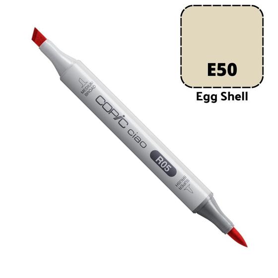 Imagem de Caneta Marcador Copic Ciao Ponta Dupla Cor Egg Shell