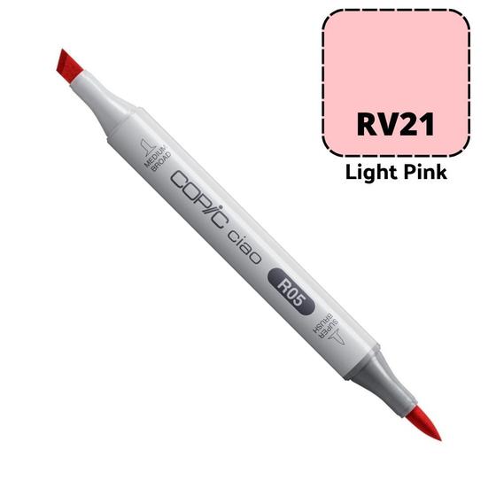 Imagem de Caneta Marcador Copic Ciao Ponta Dupla Cor Light Pink