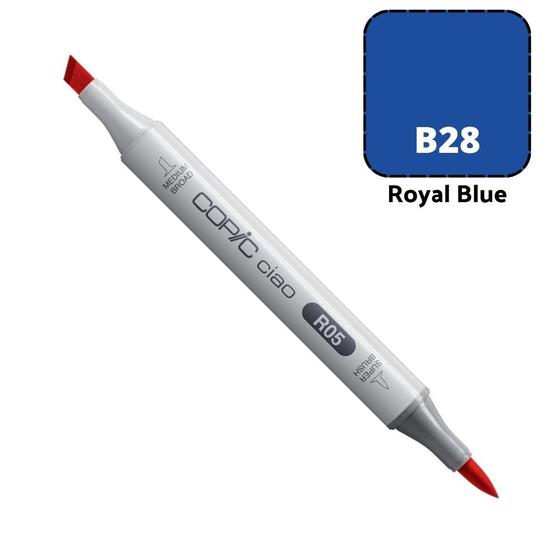 Imagem de Caneta Marcador Copic Ciao Ponta Dupla Cor Royal Blue