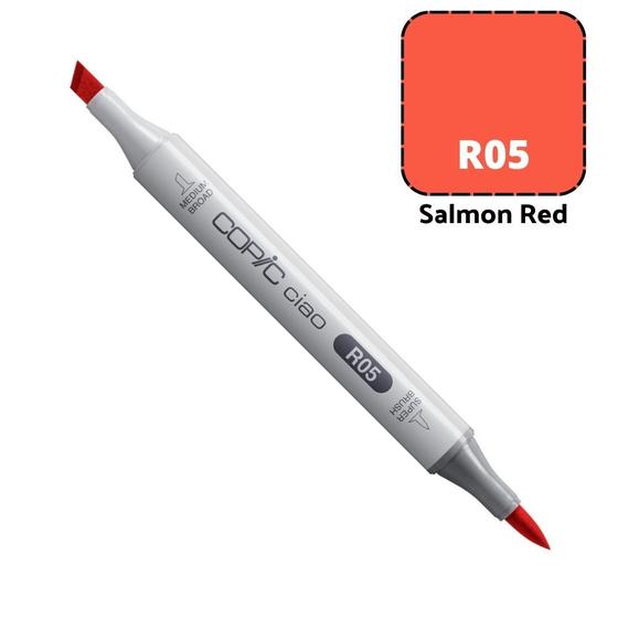 Imagem de Caneta Marcador Copic Ciao Ponta Dupla Cor Salmon Red