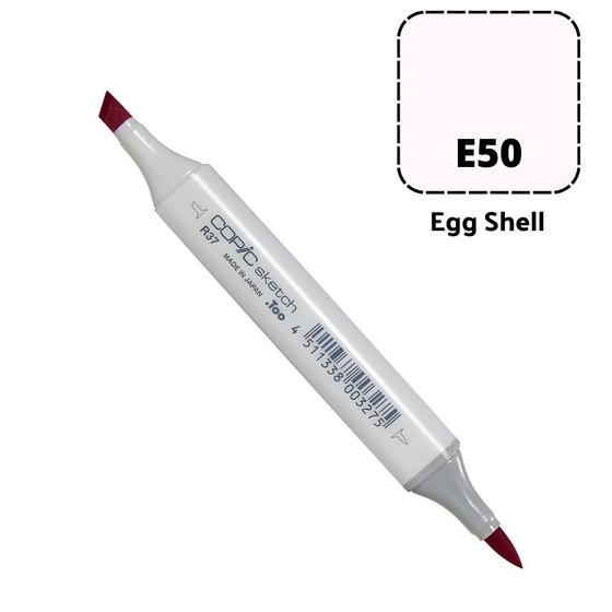 Imagem de Caneta Marcador Copic Sketch Ponta Dupla Cor Egg Shell