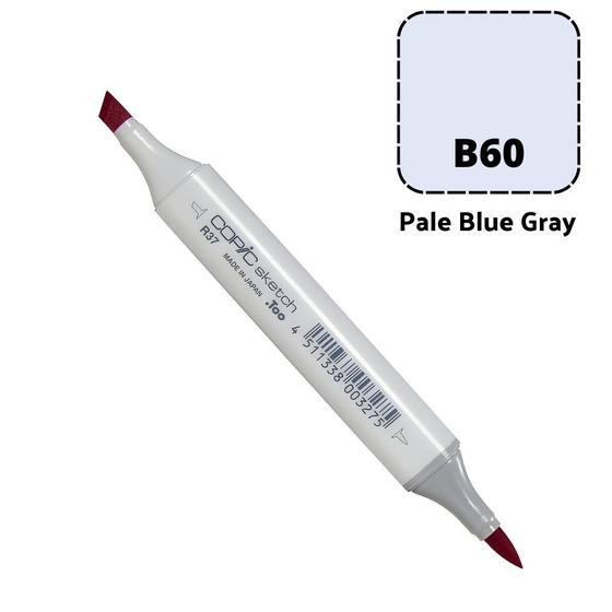 Imagem de Caneta Marcador Copic Sketch Ponta Dupla Cor Pale Blue Gray