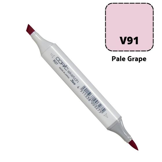 Imagem de Caneta Marcador Copic Sketch Ponta Dupla Cor Pale Grape