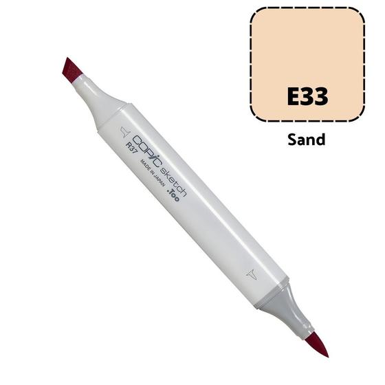 Imagem de Caneta Marcador Copic Sketch Ponta Dupla Cor Sand