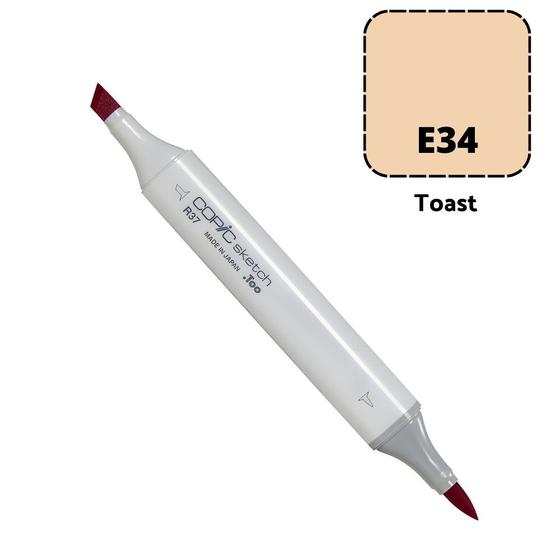 Imagem de Caneta Marcador Copic Sketch Ponta Dupla Cor Toast