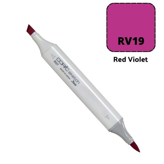 Imagem de Caneta Marcador Copic Sketch Ponta Dupla Variações Cores RV