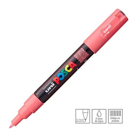 Imagem de Caneta Marcador Posca Uni-Ball PC-1M 0.7mm