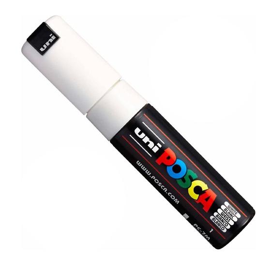 Imagem de Caneta Marcador Uni Posca PC-7M UniBall Branco