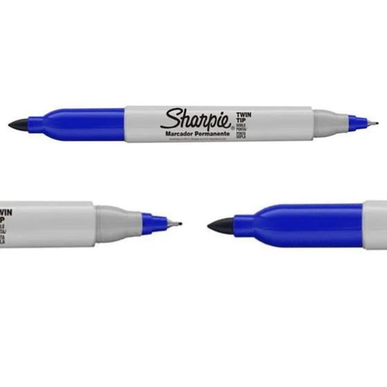 Imagem de Caneta Marcadora Permanente Ponta Dupla Sharpie