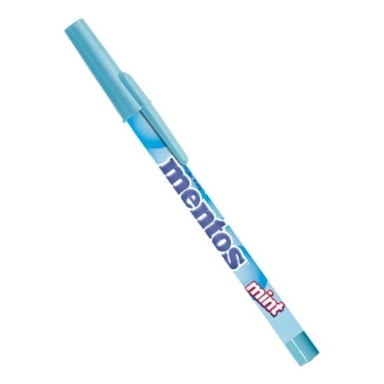 Imagem de Caneta Mentos Compactor 07 Pop Azul Kit C/2 Unidades